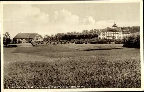 Ak Bad Rothenfelde am Teutoburger Wald, Oldenburger Kinderheim Weidtmanshof