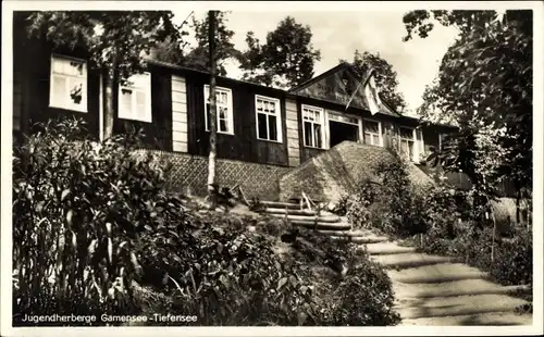 Ak Tiefensee Werneuchen in Brandenburg, Gamensee, Jugendherberge