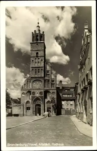 Ak Brandenburg an der Havel, Rathaus