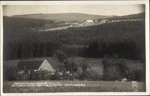 Ak Hermsdorf im Osterzgebirge, Zollhaus, Fremdenhof, Außenansicht