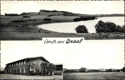 Ak Quaal Rohlstorf in Schleswig Holstein, Meyer's Gasthaus, Teilansicht, Landschaft
