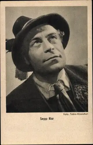 Ak Schauspieler Sepp Rist, Portrait