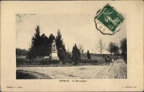 Ak Seveux Haute-Saône, Le Monument