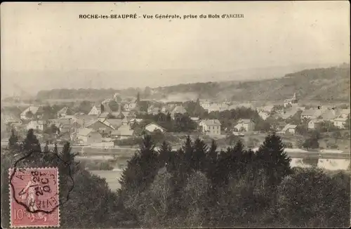 Ak Roche lez Beaupré Doubs, Vue Generale