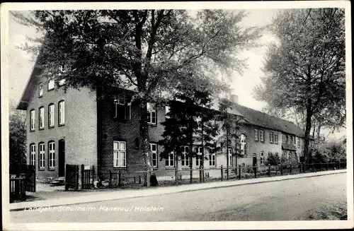 Ak Hanerau Hademarschen in Holstein, Landjahr Schulheim