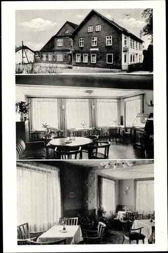 Ak Hademarschen in Holstein, Hadenfeldts Gaststätte, Inneres