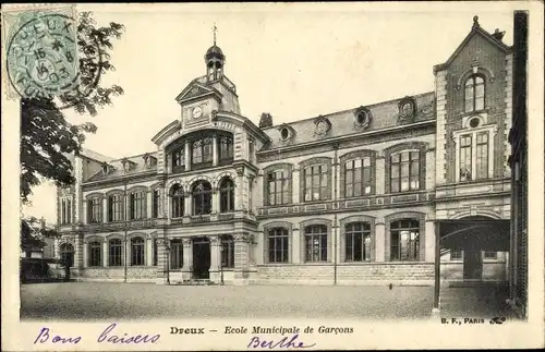 Ak Dreux Eure et Loir, Ecole Municipale de Garcons