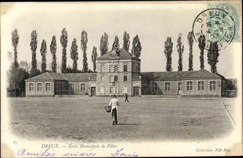 Ak Dreux Eure et Loir, Ecole Municipale de Filles