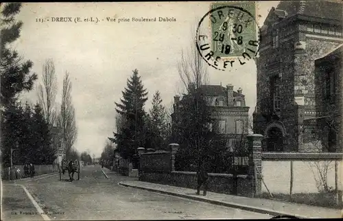 Ak Dreux Eure et Loir, Vue prise Boulevard Dubois