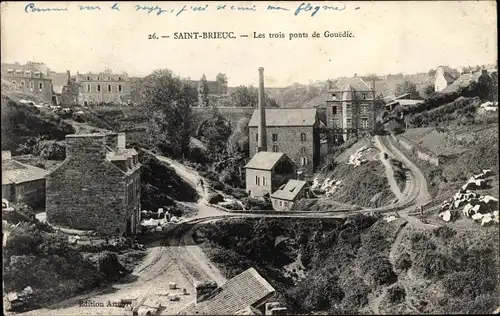 Ak Saint Brieuc Côtes d'Armor, Les trois ponts de Gouedic