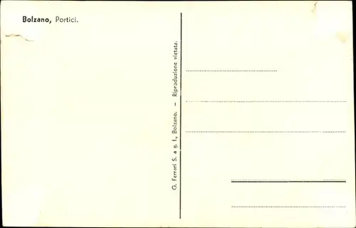 Ak Bozen Bolzano Südtirol, Portici