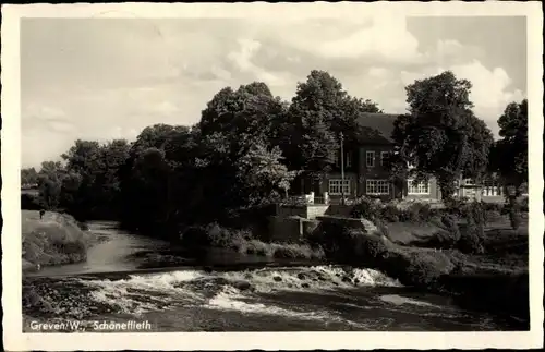 Ak Greven in Westfalen, Schöneflieth