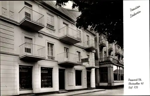 Ak Boppard am Rhein, Pension Ladwein, Rheinallee 40