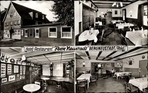 Ak Bergneustadt im Bergischen Land, Hotel Restaurant Feste Neustadt, Inh. Fritz Stremme