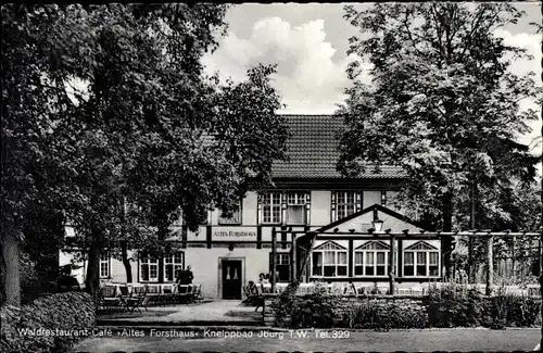 Ak Bad Iburg am Teutoburger Wald, Waldrestaurant Cafe Altes Forsthaus