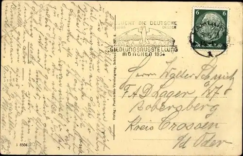 Ak Schleswig, Partie am Strandweg, Ruderboote