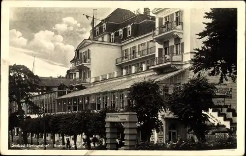 Ak Ostseebad Heringsdorf auf Usedom, Kurhaus Atlantic