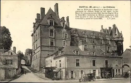 Ak Durtal Maine et Loire, Le Chateau