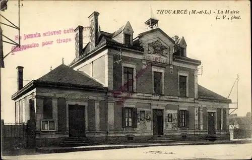 Ak Thouarcé Maine et Loire, La Mairie