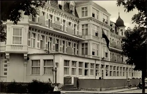 Ak Ostseebad Ahlbeck Heringsdorf auf Usedom, FDGB Ferienheim Bernhard Göring