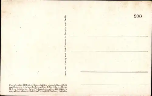 Künstler Ak Biese, C., Einsamer Hof