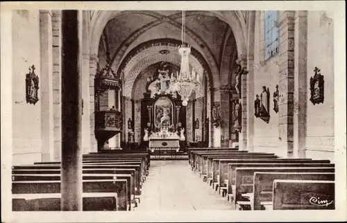 Ak Vaire le Grand Doubs, Interieur de l'Eglise