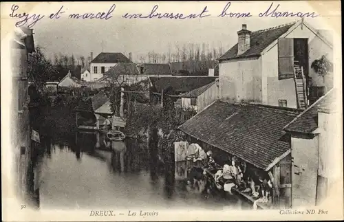 Ak Dreux Eure et Loir, Les Lavoirs