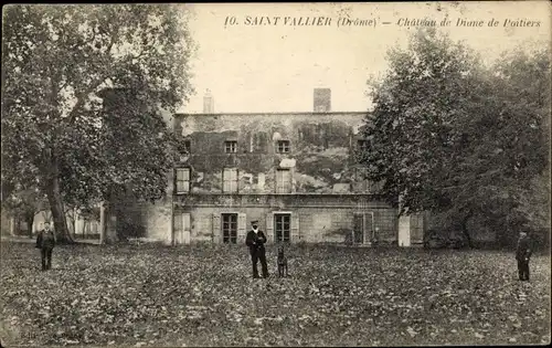 Ak Saint Vallier Drome, Chateau de Diane de Poiters