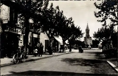 Ak Miramas Bouches du Rhône, Boulevard de la Republique