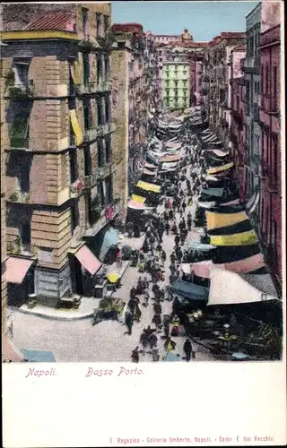 Ak Napoli Neapel Campania, Busso Porto