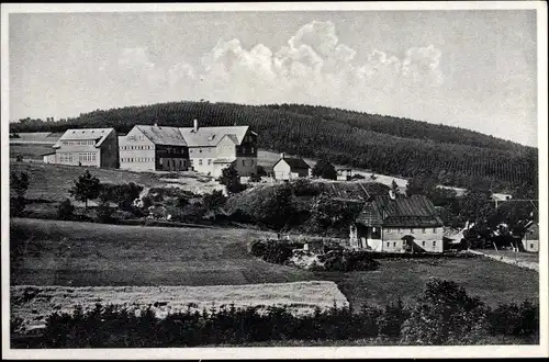 Ak Seiffen im Erzgebirge, Turnerburg mit Umgebung