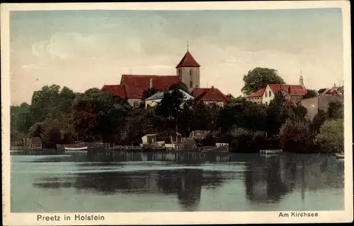 Ak Preetz in Holstein, Am Kirchsee