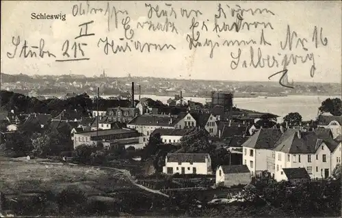 Ak Schleswig in Schleswig Holstein, Teilansicht