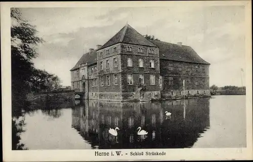 Ak Herne im Ruhrgebiet, Schloss Strünkede