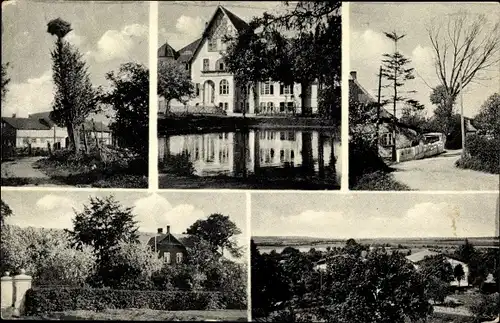 Ak Lenste Grömitz in Ostholstein, Gasthaus, Panorama, Straßenpartie