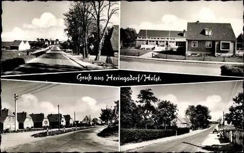 Ak Heringsdorf in Ostholstein, Straßenpartie