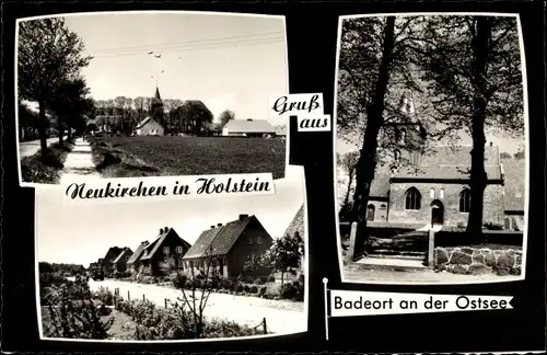 Ak Neukirchen in Holstein, Blick auf die Kirche