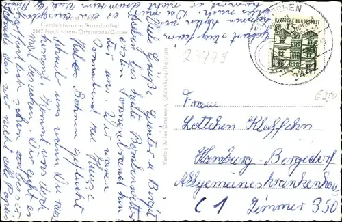 Ak Neukirchen in Holstein, Blick auf die Kirche