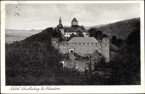 Ak Attendorn im Sauerland, Schloss Schnellenberg