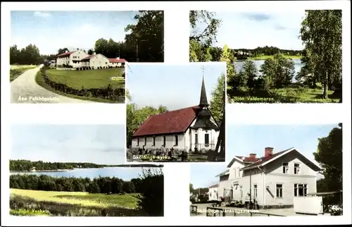 Ak Sköldinge Schweden, Kyrkan, Asa Folkshogskola