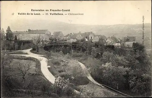 Ak Vuillafans Doubs, Vallee de la Loue