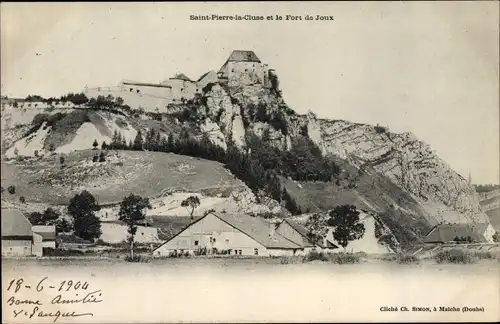 Ak La Cluse Doubs, Saint Pierre la Cluse et le Fort de Joux