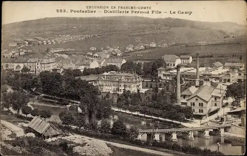 Ak Pontarlier Doubs, Distillerie Pernod Fils, Le Camp