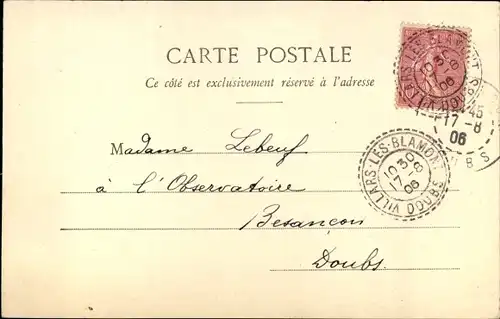 Ak Villars les Blamont Doubs, Vue generale