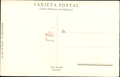 Künstler Ak Bertuchi, M., Stierkampf in der Arena, Torero