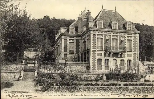 Ak Dreux Eure et Loir, Chateau de Fermaincourt