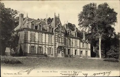 Ak Dreux Eure et Loir, Chateau de la Mesangere