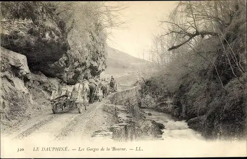 Ak Royannais Besayes Drome, Gorges de la Bourne