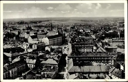 Ak Olomouc Olmütz Stadt, Pohled s domske veze, Stadtpanorama