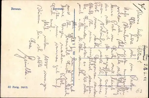Ak Beroun Beraun Mittelböhmen, Panorama